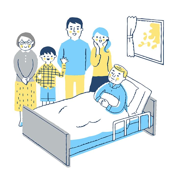 在宅医療・往診 We visit houses to assist patients and maintain their health